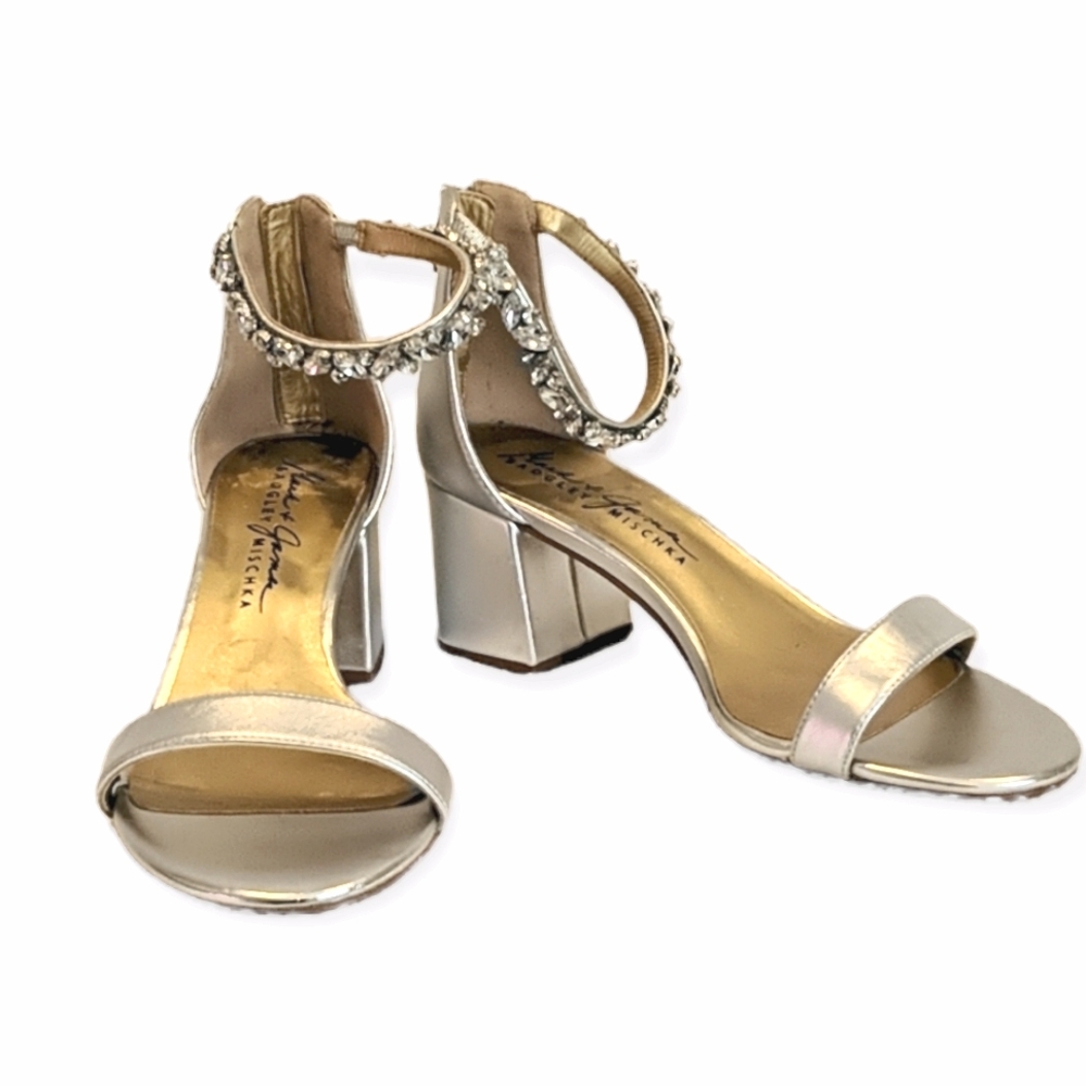 BADGLEY MISCHKA Bradley Ankle Strap Sandal JEWEL SZ 8